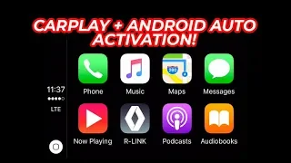 Apple CarPlay and Android Auto activation on Renault R Link 2 System