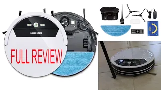 Silvercrest Robot Vacuum Cleaner With MOP Function SSWR A1 TESTING