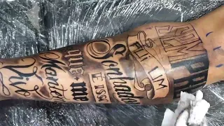 Tattoo Canela Lettering