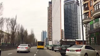 Driving Downtown - KIEV, UKRAINE.