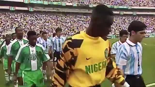 JEUX OLYMPIQUES ATLANTA 1996/ LE NIGERIA BAT L'ARGENTINE 3-2 EN FINALE