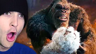 Reacting to ALL Kong Fight Scenes | GODZILLA x KONG
