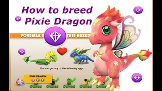 How to Breed Pixie Dragon-Dragon Mania Legends | Pixie Complete Breeding Guide |  DML | HD