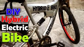 How to make Electric Bike – DIY best Hybrid E Bike Making Part1