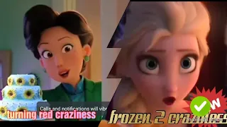 turning red and frozen 2 craziness new season #viralvideo