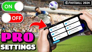 100% Best Settings, Pro Control, Best Camera Angle, Graphics FPS & Audio In eFootball 2024 Mobile 😍🔔