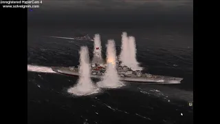 Atlantic Fleet Bismarck Class + Leipzig Class V Nelson Class + King George V (Allied)