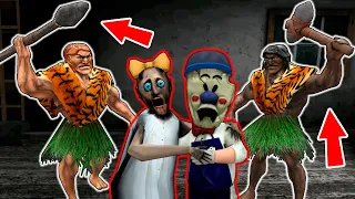 baby Granny, Ice Scream, Piggy vs Cave People - funny horror school animation (p.41)