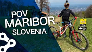 POV komentovaná jazda - Svetová DH trať Maribor 2021 | BIKE MISSION