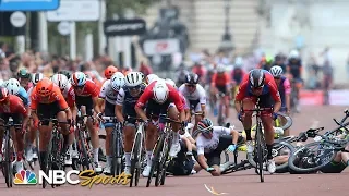 RideLondon Classique ends with massive crash, photo finish (2019) | NBC Sports