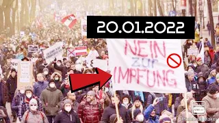 #Demonstration gegen Impfpflicht in Wien 20.01.22