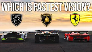 WHICH is the FASTEST VISION? #assettocorsa #gameplay