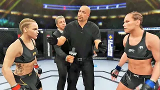 Valentina Shevchenko vs Katlyn Chookagian 2 Full Fight - UFC 4 Simulation