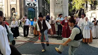 Baile dos Paus' Jogo do Pau Grupo Folclore do Rochão Camacha Placa Central Funchal Madeira