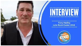 Tony Hadley's interview with Radio Exe interrupted by a happy Hazel O'Connor