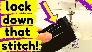 How to sew a Mini Sewing Machine Back Stitch - THREE DIFFERENT WAYS!