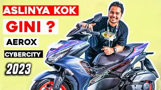 YAMAHA MEMANG " KEJ4M" ‼️😯 REVIEW AEROX 155 CYBER CITY 2023 | TAK MENYANGKA ASLINYA...?l⁉️😱