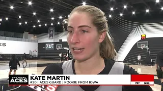 Day 1 of WNBA Training Camp: "Surreal" first day for Las Vegas Aces Rookies