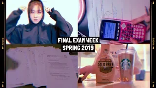 finals week study vlog // spring 2019 // pre-med