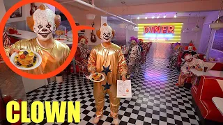 when you see clowns inside clown restaurant, DO NOT order food!! Get out as fast as you can!!