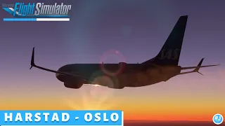 [MSFS] | Harstad 🇳🇴 - Oslo 🇳🇴 | SAS Airlines PMDG 737 | VATSIM l