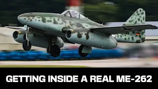 Inside a real Messerschmitt ME 262 Nazi Super Plane
