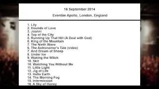 Kate Bush Live 2014 - London Eventim Apollo - Before The Dawn