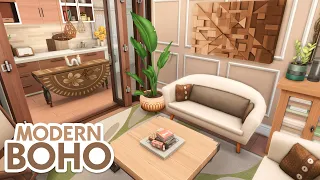 Modern Boho Apartment // The Sims 4 Speed Build: Apartment Renovation