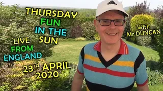 📺 LIVE from ENGLAND / Thursday 23rd April 2020 / William Shakespeare Day - Learn English - Mr Duncan