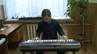 И.С.Бах  Токката  d-moll.Синтезатор Yamaha 443