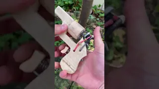 #great _  How to make a mini wooden gun from old pallets _(2)