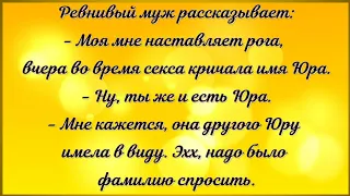 История ревности и недопонимания! Сборник Смешных, Свежих Анекдотов! Юмор! 595