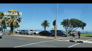 Drive Through Cape Town City center To Sea Point & WaterFront, South Africa