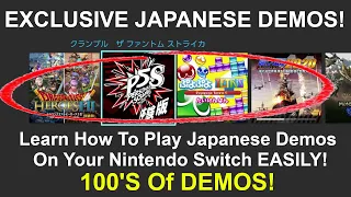 How to Play Japanese Demos On Your Nintendo Switch EASILY!