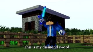 minecraft song " DIAMOND SWORD" 1 hour