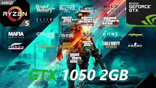 GTX 1050 2GB Test in 25 Games in 2022