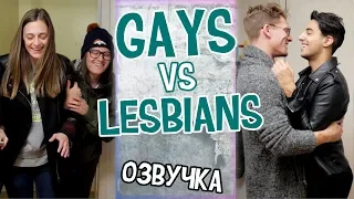 Gays vs Lesbians// ГЕИ vs ЛЕСБИЯНКИ - ОТНОШЕНИЯ