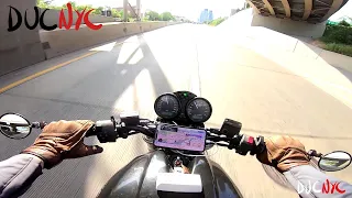 leaving New York City all the way - NYC to Nyack Ducati Motorcycle Ride  v1258