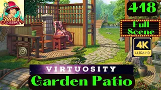 JUNE'S JOURNEY 418 | GARDEN PATIO (Hidden Object Game ) *Full Mastered Scene*