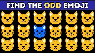 Find the Odd Emoji | Emoji Challenges | Test Your Eyes - 18