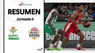 Real Betis Baloncesto - Bàsquet Girona (71-79) RESUMEN | Liga Endesa 2022-23