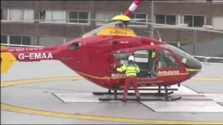 See the brand new helipad being tested on 8 May 2010