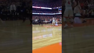 Syracuse beats duke - Gillon makes winning shot!!! 2/22/17