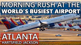 MORNING RUSH at the WORLD'S BUSIEST AIRPORT - Atlanta Hartsfield-Jackson Plane Spotting