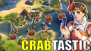 Civ 6 | A Truly Magnificent Crab Start With Catherine!!! – (#1 Deity France Civilization VI)