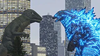 GODZILLA 2024 ( Super Charged Godzilla ) vs Gorosaurus (Roblox Kaiju Arisen)