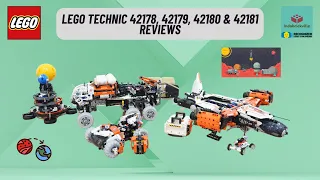 Review of LEGO Technic 42178, 42179, 42180 & 42181 for March 2024 release