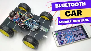 Arduino Bluetooth Control Car | How to Make Remote Control Car | DIY Arduino Bluetooth Control Car