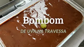 BOMBOM DE UVA NA TRAVESSA 🍇/RECEITINHA/SOBREMESA