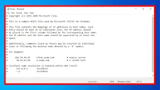 How To Edit hosts File In Windows 10 - How To Block Domains & Subdomains Using Windows hosts File